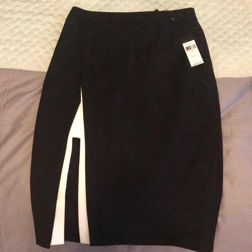 NWT BCBG Maxazria Grayce Pencil Skirt- slit detail